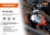 Машина углошлифовальная аккумуляторная PATRIOT AG 125 UES