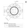 Колесо правое пневматическое с диском PATRIOT P19x7.0-8D-1 Extreme